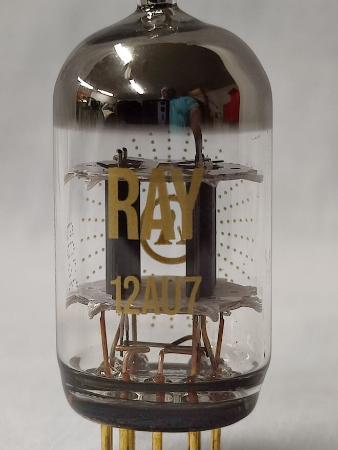 Apos Ray Vacuum Tube 12AU7 Front