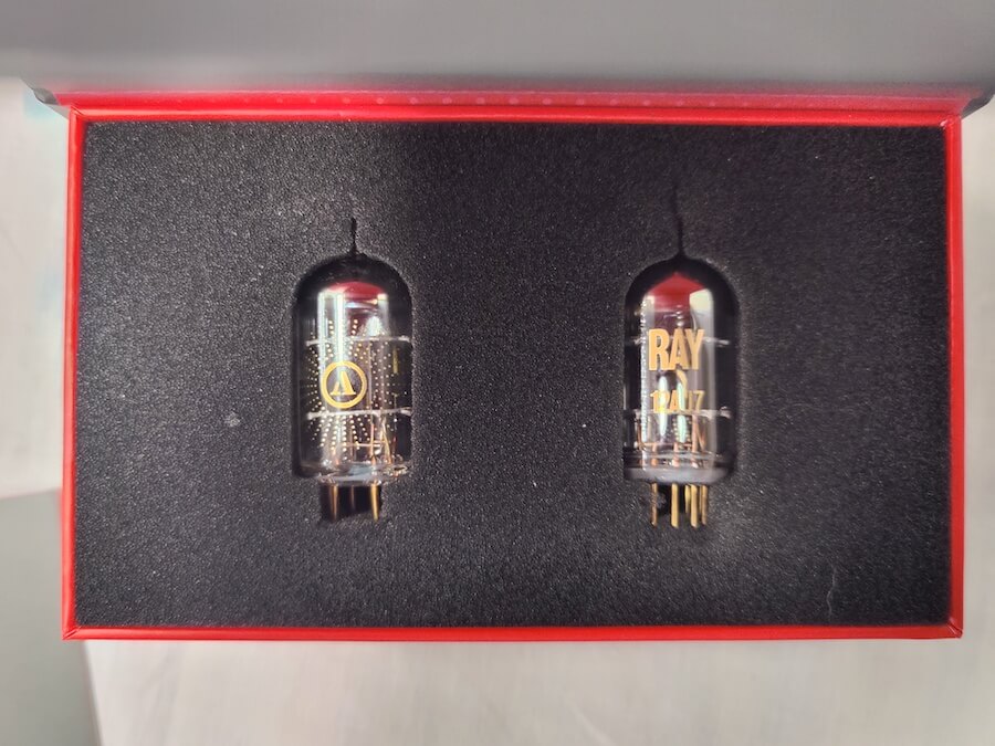 Apos Ray Vacuum Tube 12AU7 Matched Pair in Box