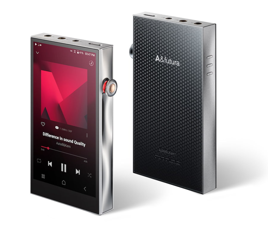 Astell&Kern A&futura SE300 portable DAP front and back views