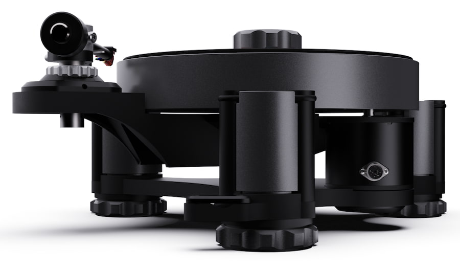 AVID Acutus Dark Iron Turntable Rear