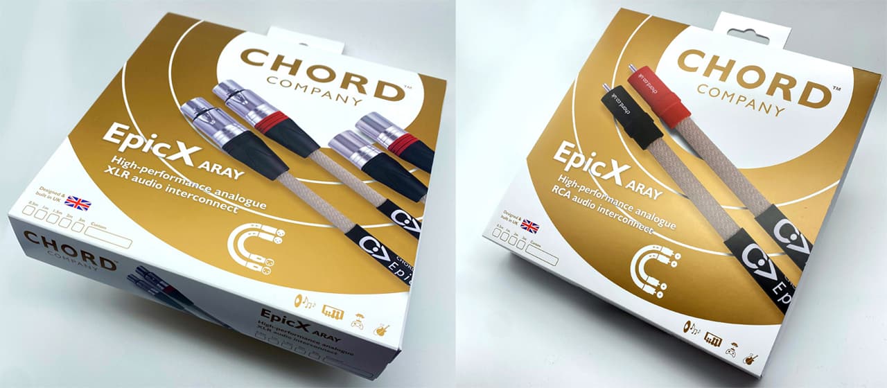 Chord Company EpicX Interconnect Cable Packaging