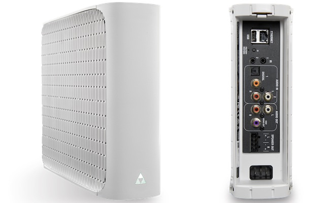 Control4 Triad One Streaming Amplifier (Front and Back in White)