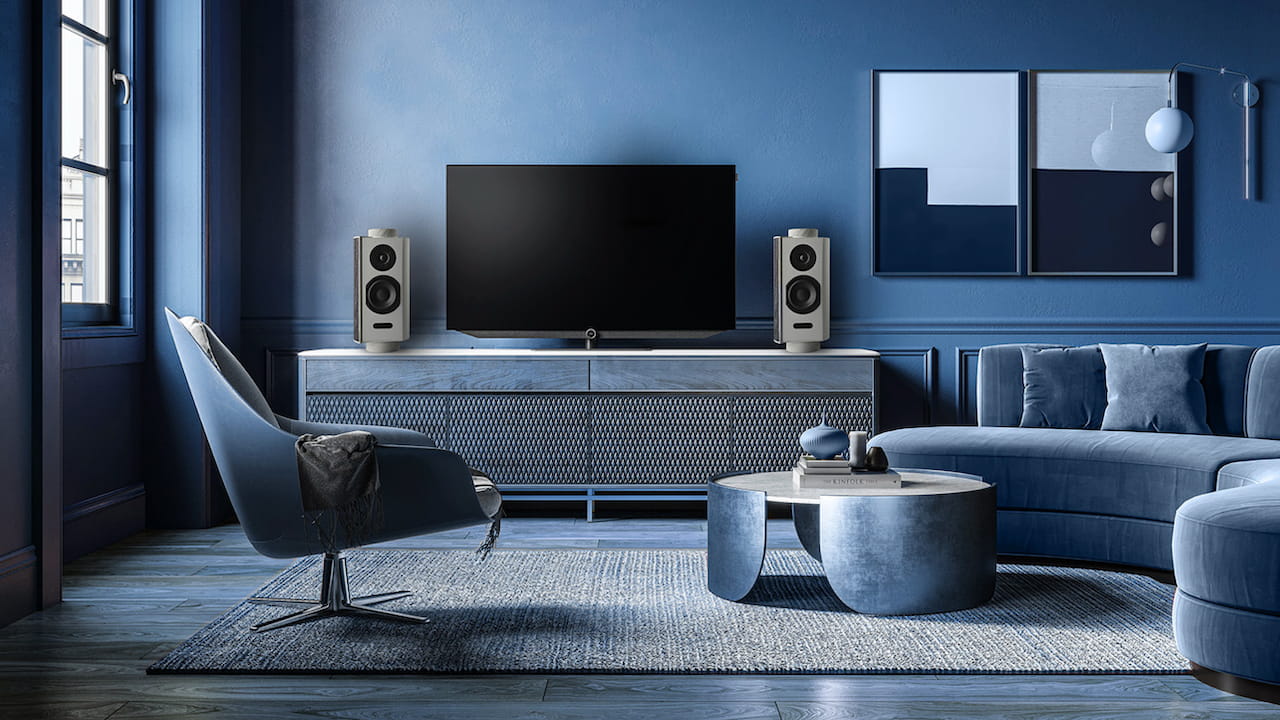 Goldmund Pulp Wireless Speakers with TV