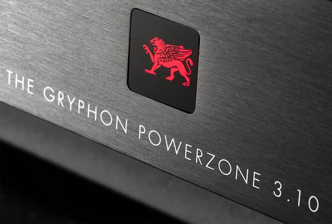 Gryphon Audio PowerZone 3.10 Power Conditioner Logo Closeup