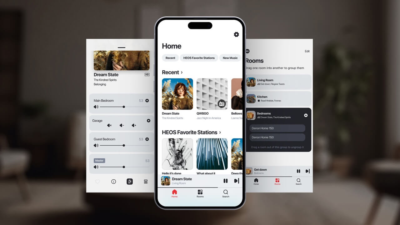 HEOS App Home Screen 2024