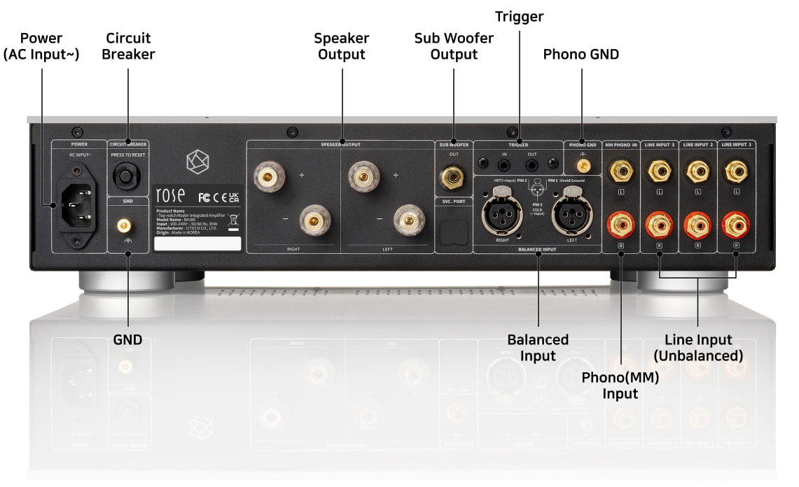 HiFi Rose RA280 Rear