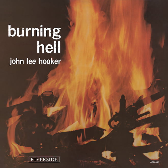 John Lee Hooker Burning Hell Album Cover