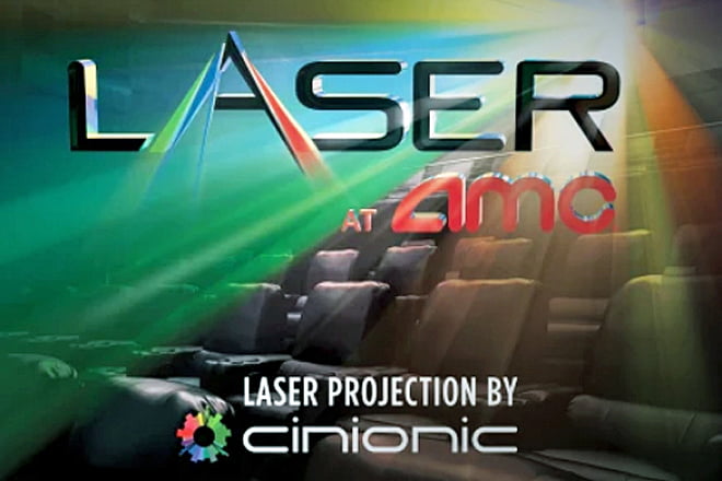 Laser Projection by Cinionic at AMC Movie Theaters