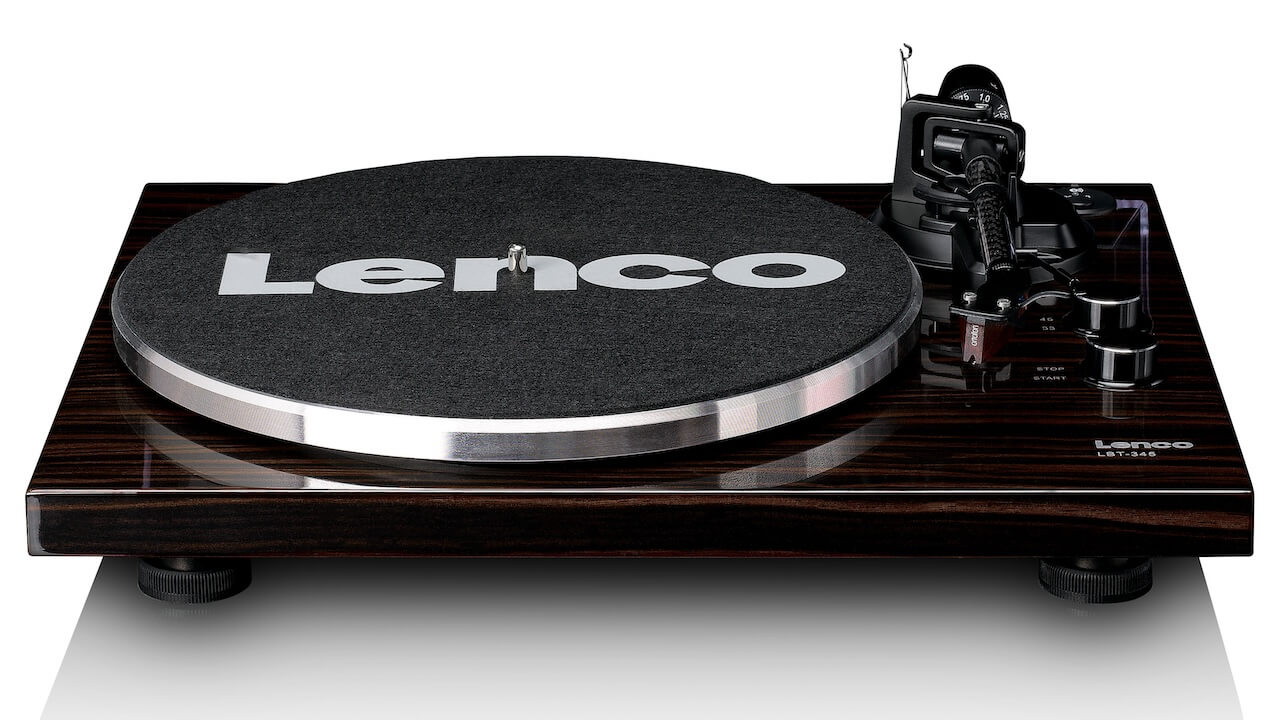 Lenco LBT-345WA Turntable Front