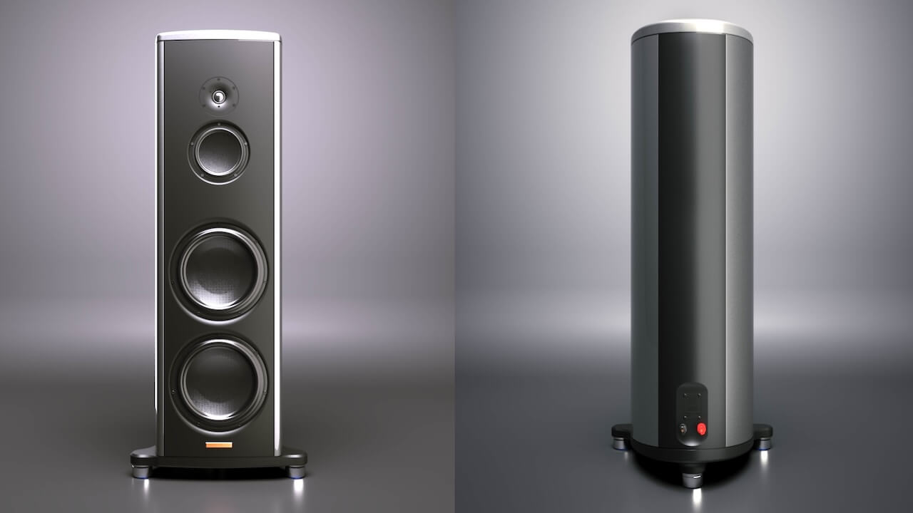 Magico S5 2024 Loudspeakers Front and Back