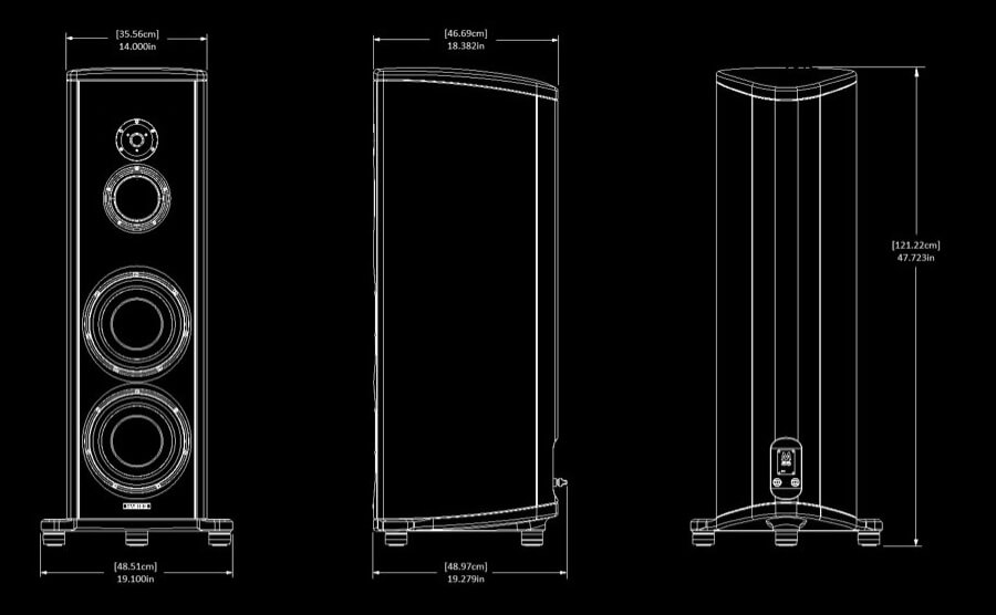 Magico S5 loudspeaker dimensions