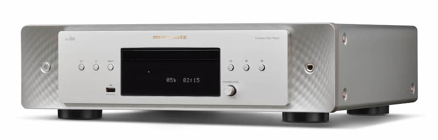 Marantz CD60 CD Player Silver Angle