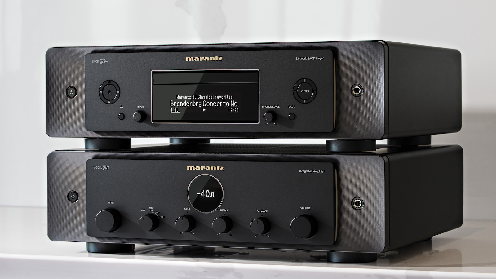 Marantz SACD 30n and MODEL 30 in Black