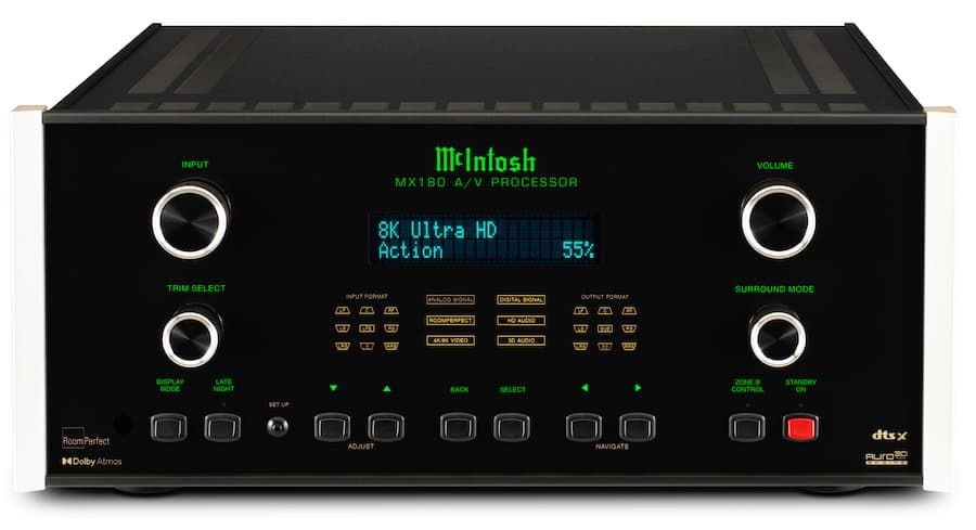 McIntosh MX180 A/V Processor Front