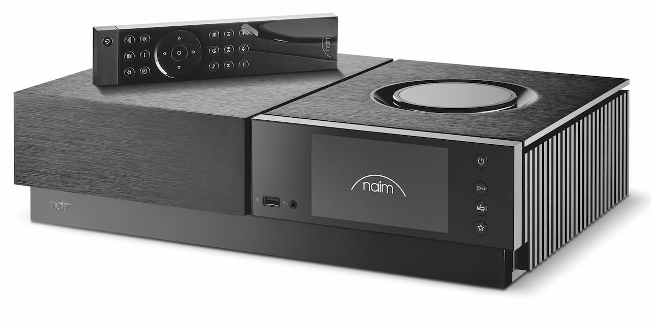 Naim Uniti Nova Power Edition Angle with Remote Control