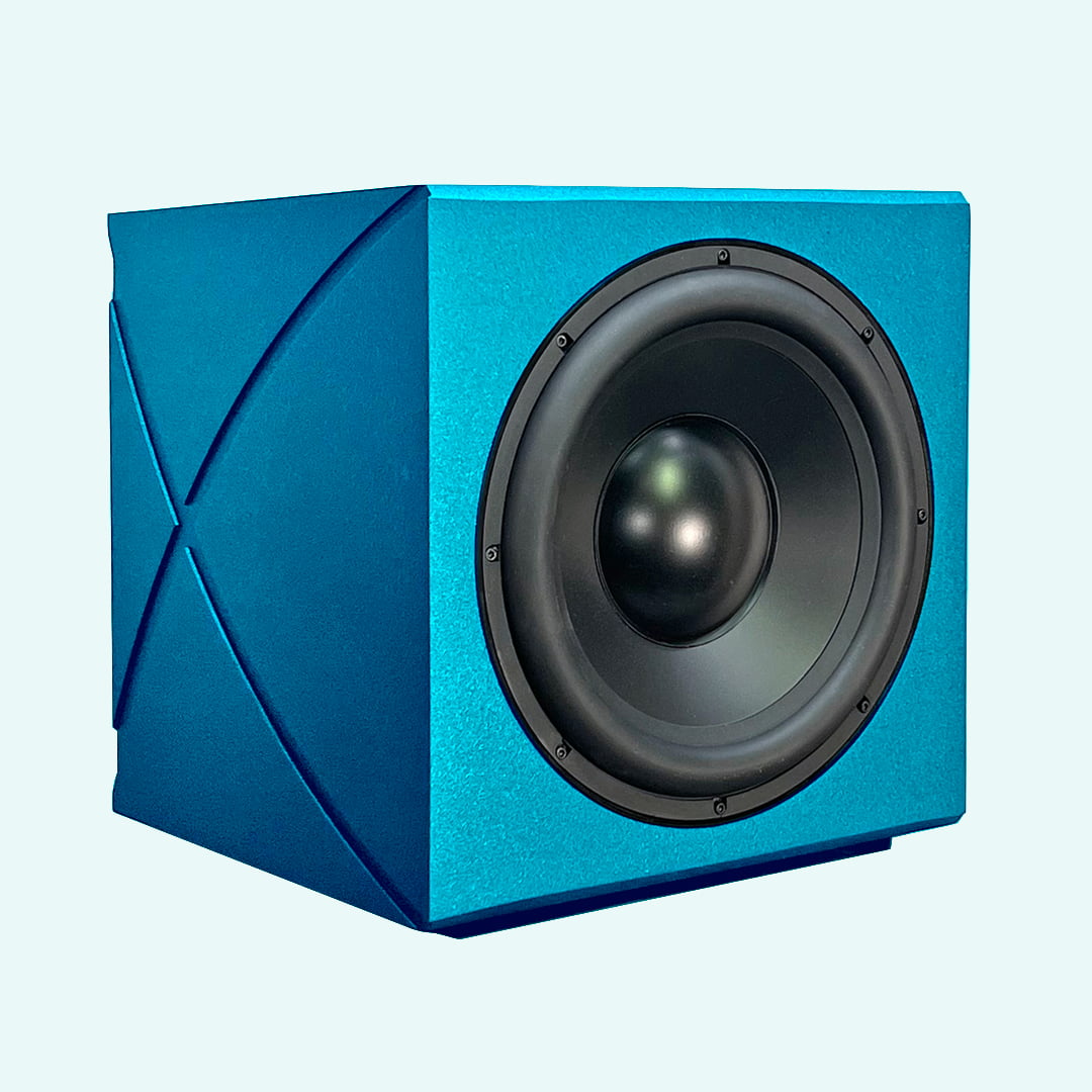 PhaseTech Power Lux 12s DSP Subwoofer in Blue