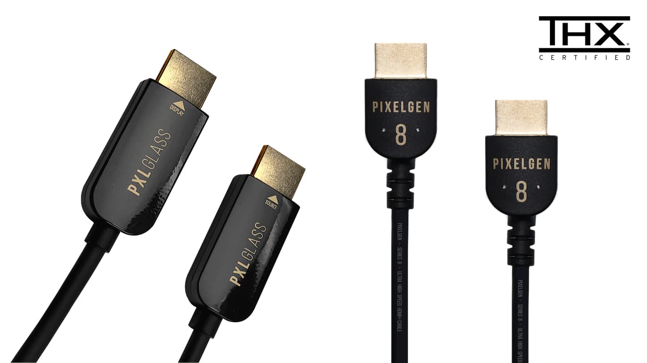 Pixelgen Ultra High Speed 8K THX Certified HDMI Cables