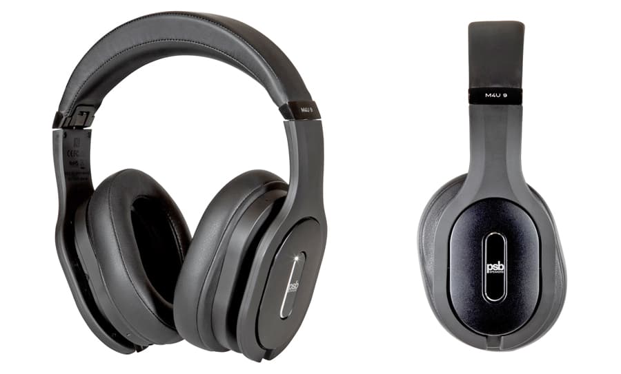 PSB M4U 9 Wireless Headphones Side and Angle Views