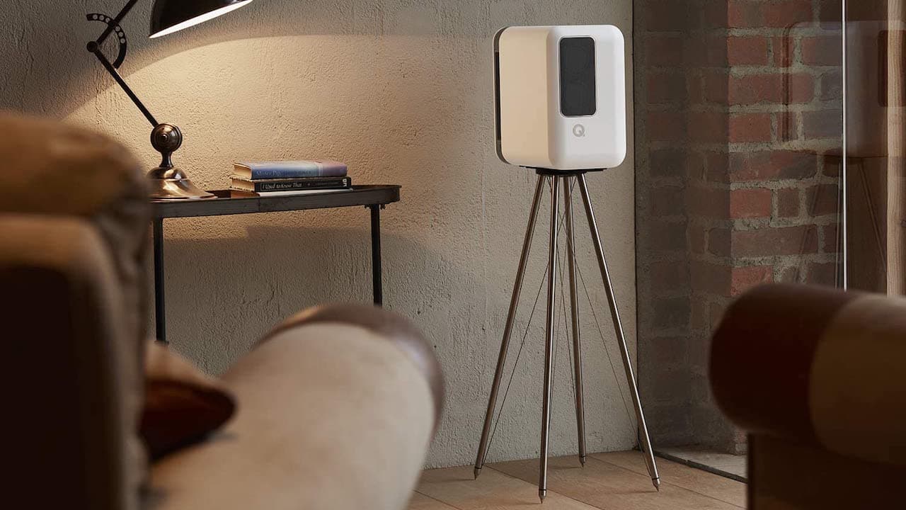 Q Acoustics 200 Active Speaker on Stand Lifestyle