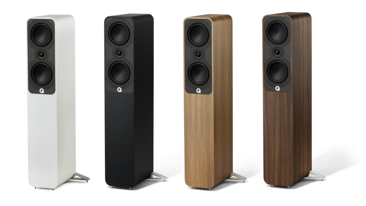 Q Acoustics 5040 Loudspeaker in White, Black, Oak and Rosewood