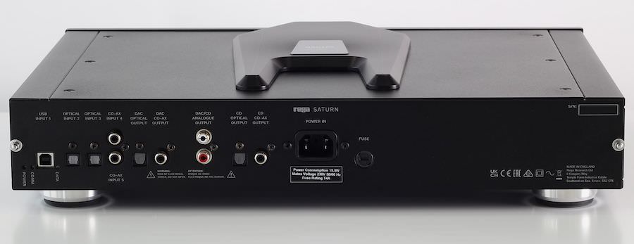 Rega Saturn MK3 CD Player DAC Back