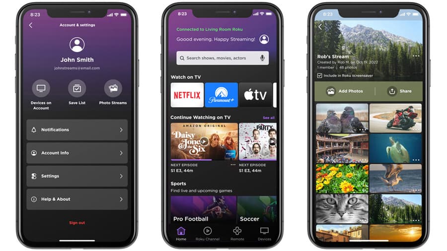 Roku OS 12 Mobile App