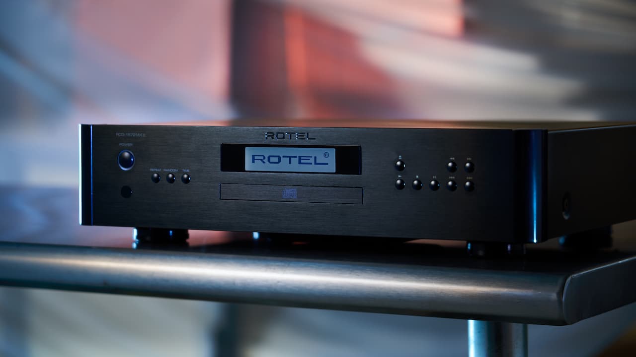 Rotel RCD-1572MKII CD Player Black on rack