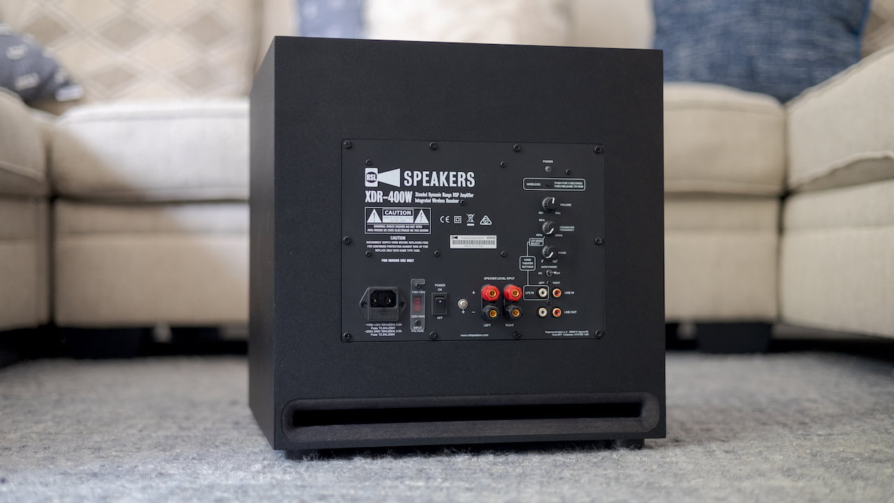 RSL Speedwoofer 10S MKII Rear Black