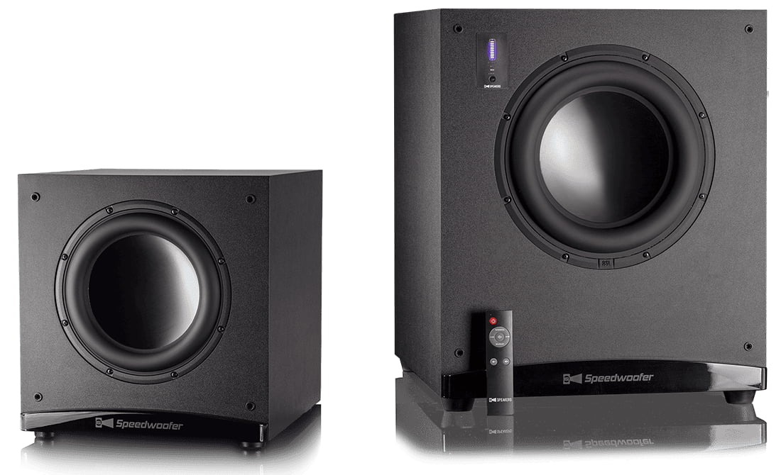 RSL Speedwoofer 10S MKII vs. Speedwoofer 12S in Black