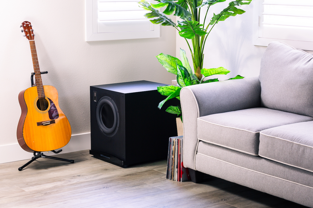 RSL Speedwoofer 12S Subwoofer placed in the corner of the room