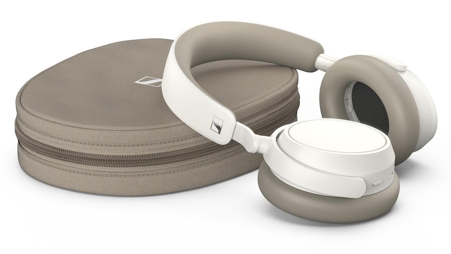 Sennheiser ACCENTUM Plus Wireless Headphones in White with Travel Case