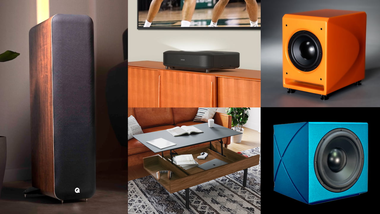 Ultimate Man Cave Gift Guide include hi-fi, home theater and AV furniture