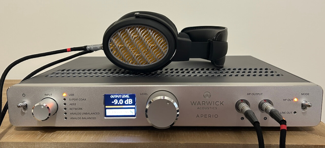 Warwick Acoustics Aperio Electrostatic Headphone System