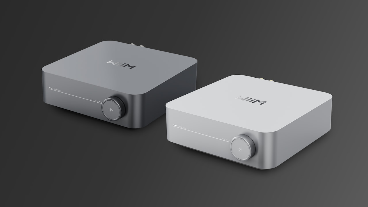 WiiM Amp Streaming Amplifiers in Space Gray and Silver